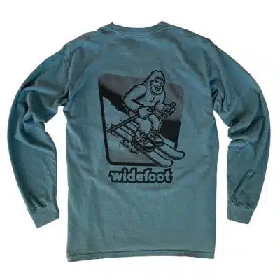 Widefoot Skiing Long Sleeve T-shirt