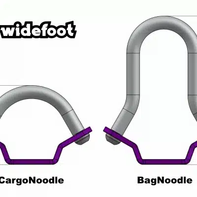 Comparing CargoMount Cargo Cage Standard and Extended Length Load Supports